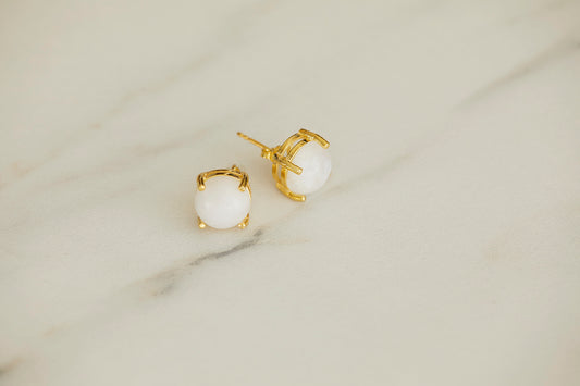 Moonstone Natural Gemstone Earrings