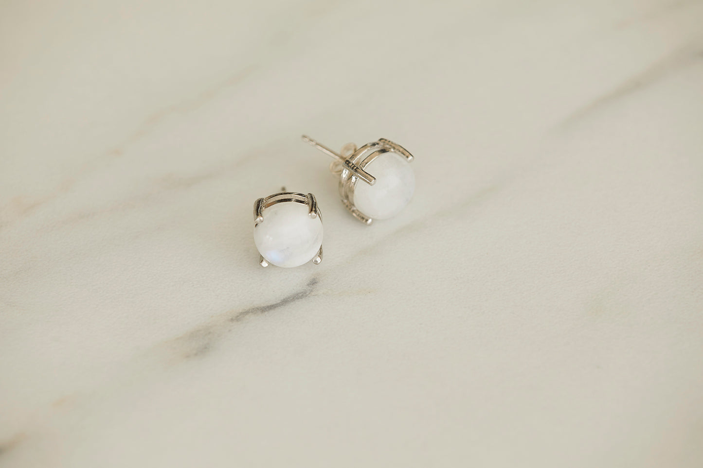 Moonstone Natural Gemstone Earrings