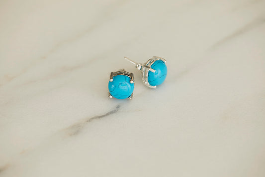 Turquoise Natural Gemstone Earrings